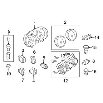 Nissan OE - Instrument Panel - Cluster & Switches