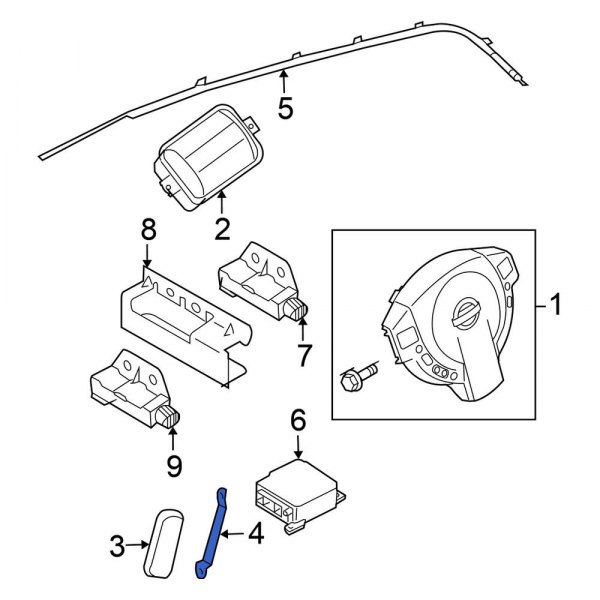 Seat Air Bag Bracket