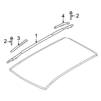 Nissan OE - Roof Rack (W/O Sunroof)