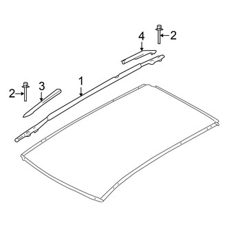 Nissan OE - Roof Rack (With Sunroof)