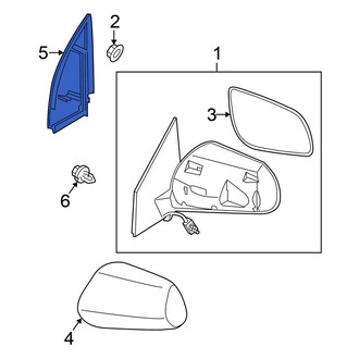 Nissan OE - Front Left Door Mirror Trim Ring