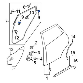 Nissan OE - Door Seal Clip