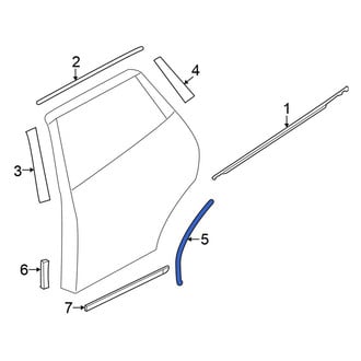 Nissan OE - Rear Door Edge Guard