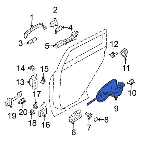 Door Latch Assembly