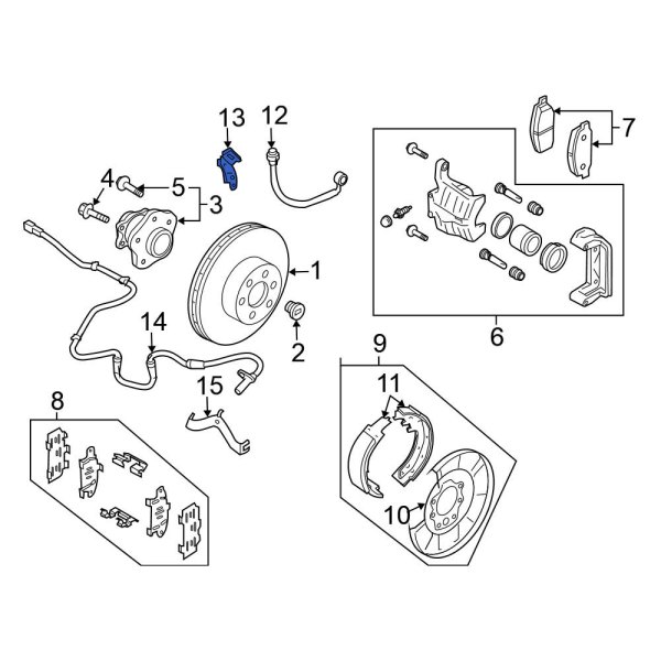 Brake Hydraulic Line Bracket