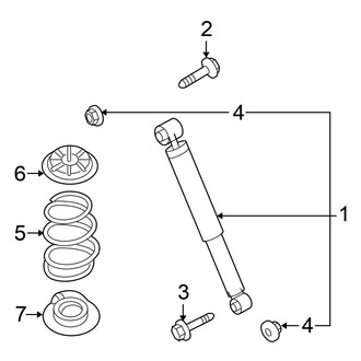 Nissan OE - Rear Suspension - Shocks & Components (FWD)