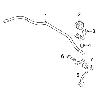 Nissan OE - Rear Suspension - Stabilizer Bar & Components (FWD)