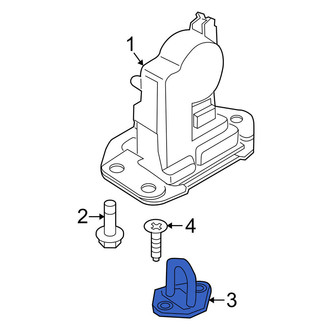 Nissan OE - Rear Liftgate Lock Striker Plate