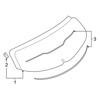 Nissan OE - Lift Gate - Glass