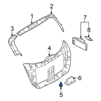 Nissan OE - Liftgate Trim Panel Clip