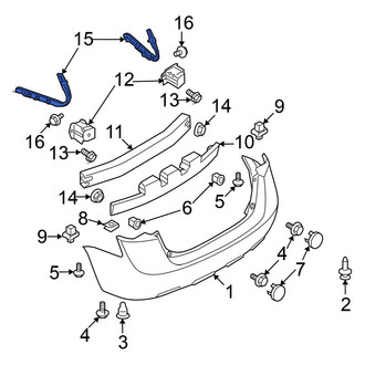 Nissan OE - Rear Left Bumper Guide
