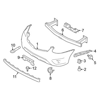 Nissan OE - Front Bumper - Bumper & Components (S / SV)