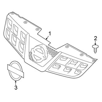 Nissan OE - Front Bumper - Grille (S / SV)
