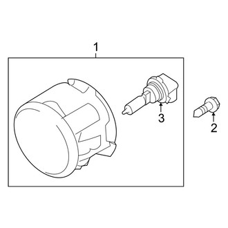 Nissan OE - Front Lamps - Fog Lamps (S / SV)