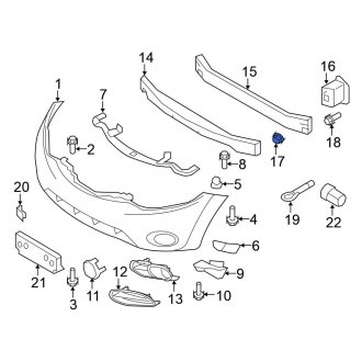 Nissan OE - Horn Nut