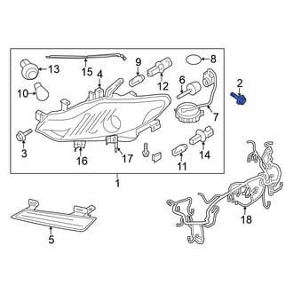 Nissan OE - Radiator Support Splash Shield Bolt