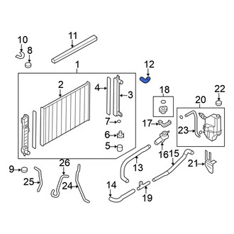 Nissan OE - Upper Radiator Coolant Hose