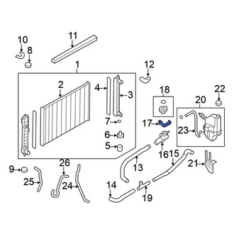 Nissan OE - Cooling System Bypass Line Adapter