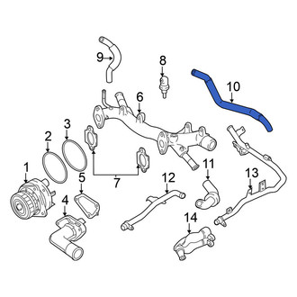 Nissan OE - Upper Radiator Coolant Hose