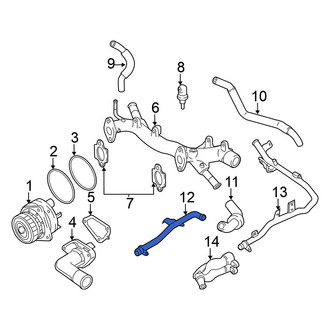 Nissan OE - Engine Coolant Pipe