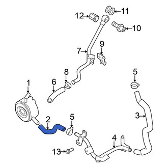 Nissan OE - Engine Oil Cooler Line