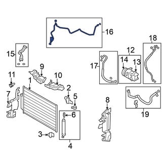 Nissan OE - A/C Refrigerant Hose