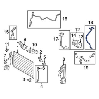 Nissan OE - Lower A/C Refrigerant Hose