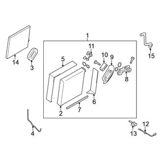 Nissan OE - Air Conditioner & Heater - Evaporator Components
