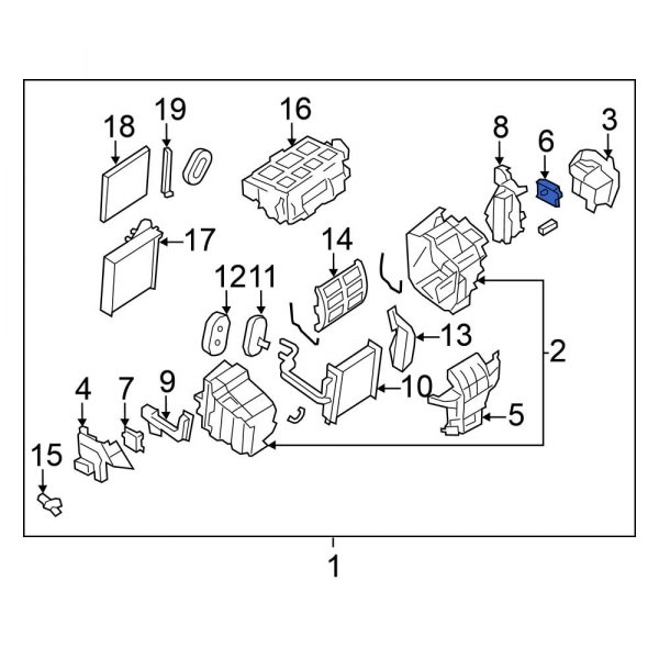 HVAC Blend Door Actuator