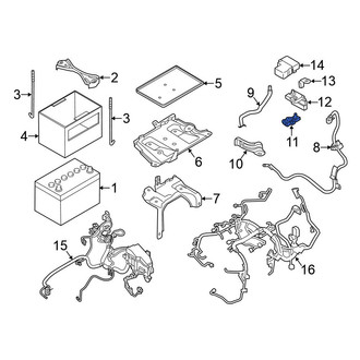 Nissan OE - Battery Cable Terminal End