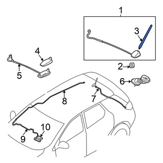 Nissan OE - Radio Antenna Mast
