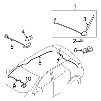 Nissan OE - Electrical - Antenna (Sport Utility)