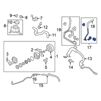Nissan OE - Power Steering Return Hose