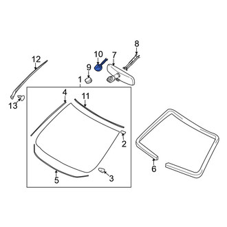 Nissan OE - Front Rain Sensor Cover