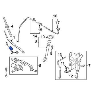 Nissan OE - Front Wiper Arm Cover
