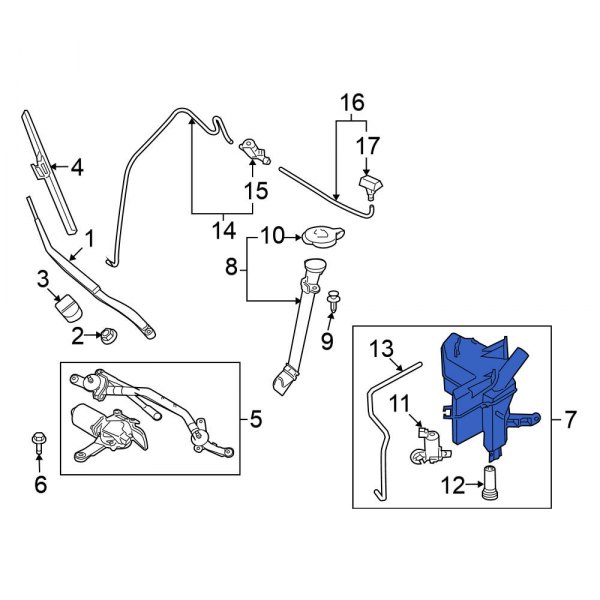 Washer Fluid Reservoir