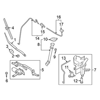 Nissan OE - Windshield - Wiper & Washer Components