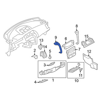Nissan OE - Left Instrument Panel Trim Panel