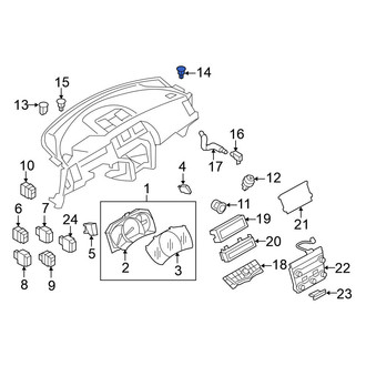 Nissan OE - Sun Load Temperature Sensor
