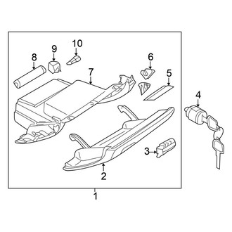 Nissan OE - Instrument Panel - Glove Box (LE / S / SL / SV)