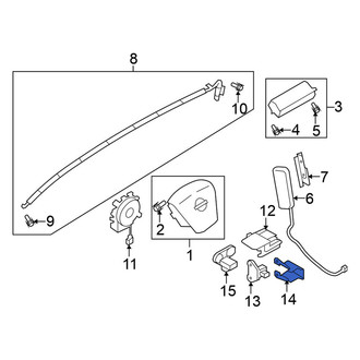 Nissan OE - Air Bag Impact Sensor Bracket