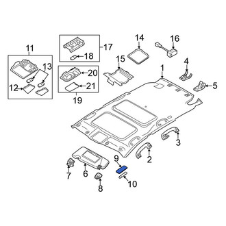 Nissan OE - Sun Visor Light