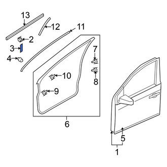Nissan OE - Upper Quarter Panel Insulator