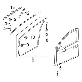 Nissan OE - Front Door - Door & Components (Sport Utility)