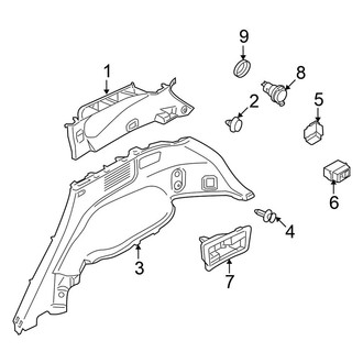 Nissan OE - Quarter Panel - Interior Trim