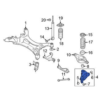 Nissan OE - Rear Right Suspension Knuckle