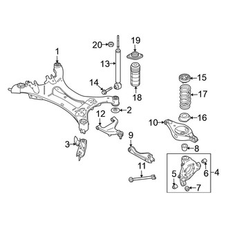 Nissan OE - Rear Suspension - Suspension Components (FWD)