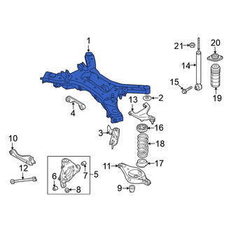 Nissan OE - Rear Suspension Subframe Crossmember