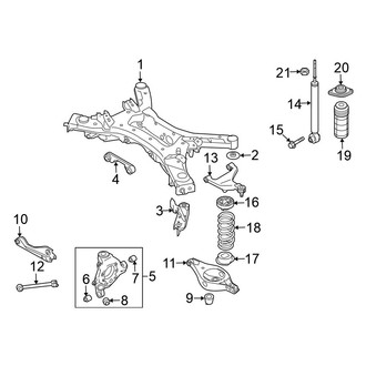Nissan OE - Rear Suspension - Suspension Components (Sport Utility AWD)