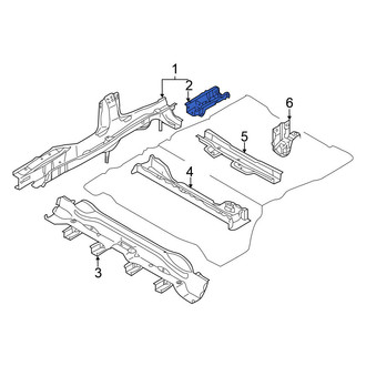 Nissan OE - Rear Right Frame Rail End